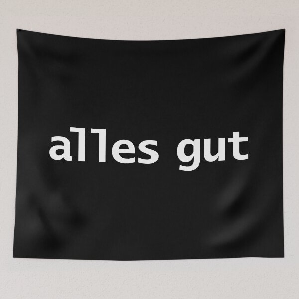 Artikelvorschau, Alles Gut, Alles Gute, Typografie, Weißer Text entworfen und verkauft von ellenhenry.