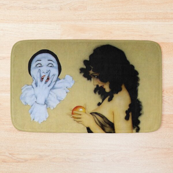 Item preview, “Pierrot and Temptation” by Raphael Kirchner designed and sold by PatricianneK.