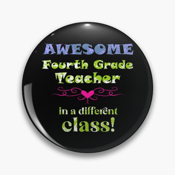 Item preview, AWESOME Fourth Grade Teacher in a different class! designed and sold by captainpeter.