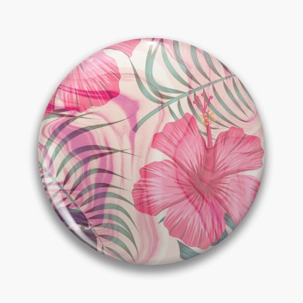 Item preview, pink watercolor flower pattern designed and sold by Beeroclock.