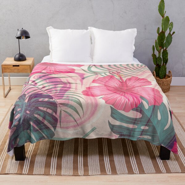 Item preview, pink watercolor flower pattern designed and sold by Beeroclock.
