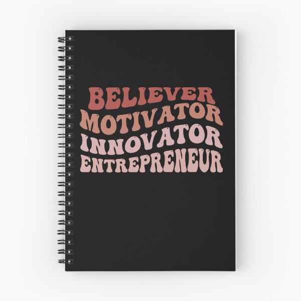 Item preview, BELIEVER MOTIVATOR INNOVATOR ENTREPRENEUR  designed and sold by kotsdesign.