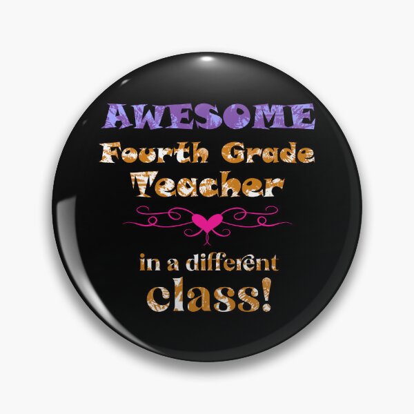 Artikelvorschau, AWESOME Fourth Grade Teacher in a different class! entworfen und verkauft von captainpeter.