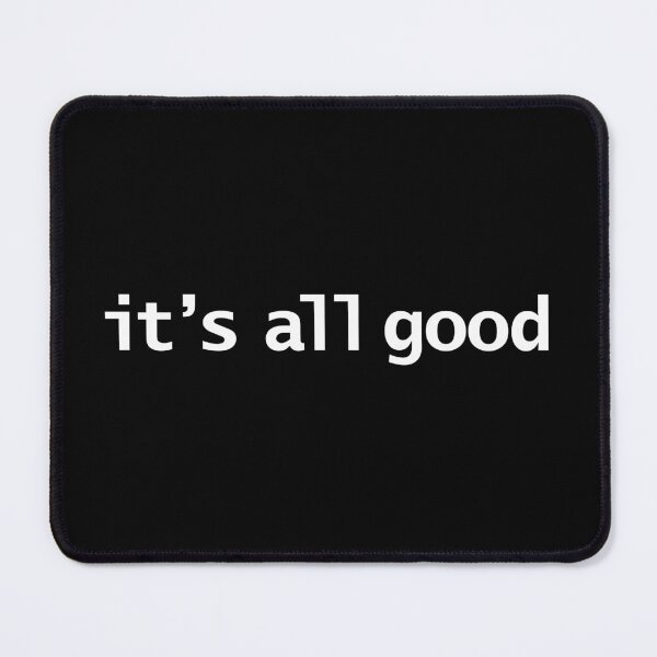 Item preview, Its All Good Typography White Text designed and sold by ellenhenry.