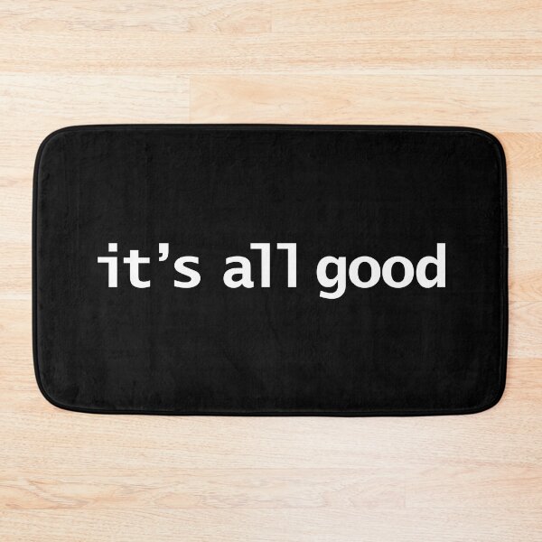 Item preview, Its All Good Typography White Text designed and sold by ellenhenry.