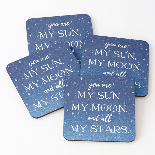 Item preview, you are my sun, my moon, and all my stars. designed and sold by Paige Harken Design.