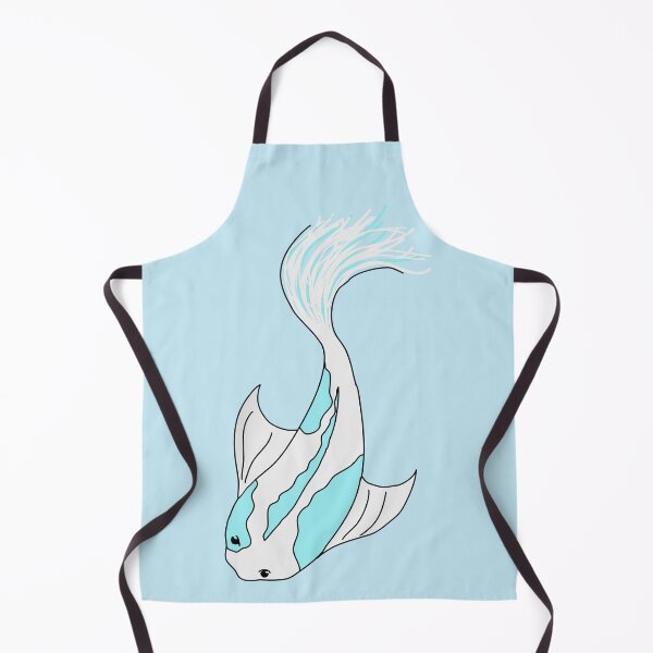 Item preview, blue and white koi fish designed and sold by alisadesigns.