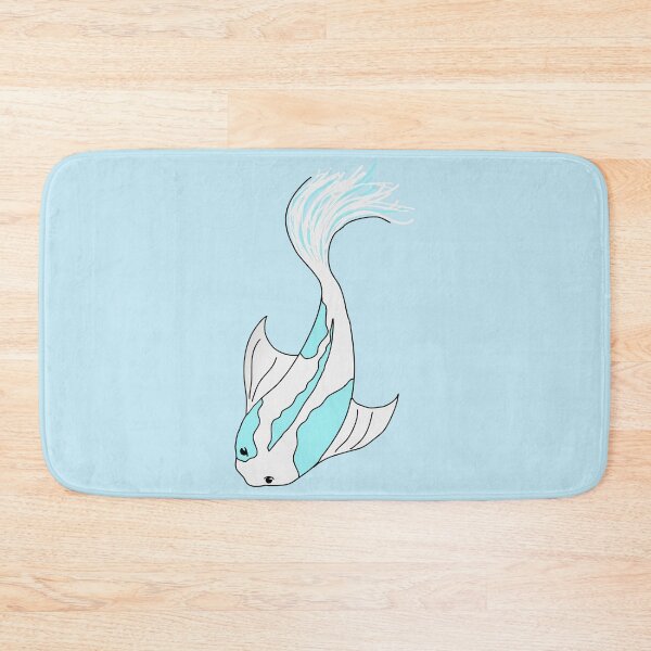Item preview, blue and white koi fish designed and sold by alisadesigns.