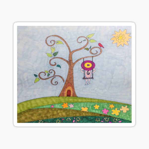 Summer Swing Sticker