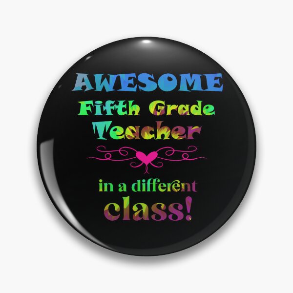 Item preview, AWESOME Fifth Grade Teacher in a different class! designed and sold by captainpeter.