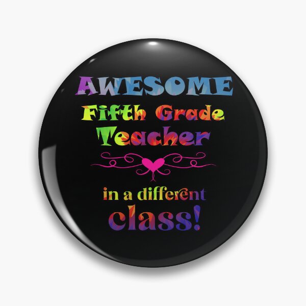 Item preview, AWESOME Fifth Grade Teacher in a different class! designed and sold by captainpeter.