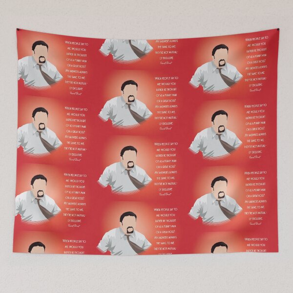 Item preview, When People Say to Me Would You Rather Be Thought Of As A Funny Man Or A Great Boss - David Brent - Minimalist TV Art - Comedy Quote designed and sold by PopCultArcade.