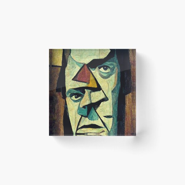 Item preview, Cubist portrait of Jack Nicholson designed and sold by artofbelletz.