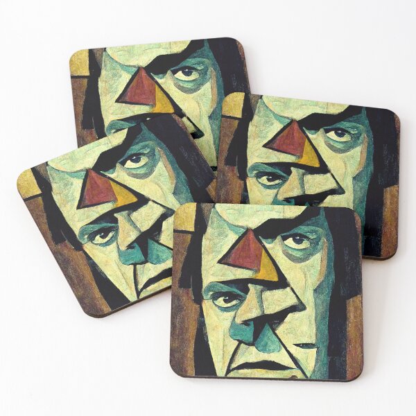 Item preview, Cubist portrait of Jack Nicholson designed and sold by artofbelletz.
