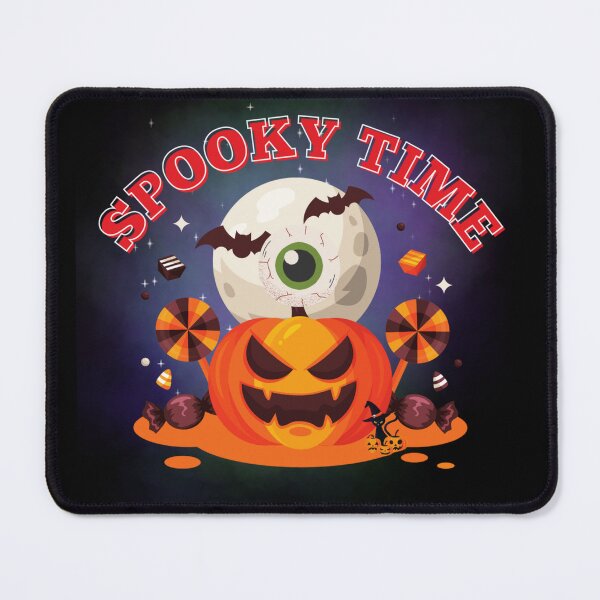 Item preview, Spooky Time Cute Pumpkin Halloween Candy Spooked Scarey Autumn Vibes  designed and sold by CarantinedChaos.