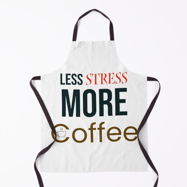 Item preview, Less Stress More Coffee Text Design designed and sold by RiyonArts.