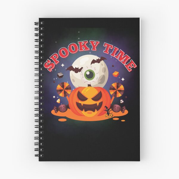 Item preview, Spooky Time Cute Pumpkin Halloween Candy Spooked Scarey Autumn Vibes  designed and sold by CarantinedChaos.