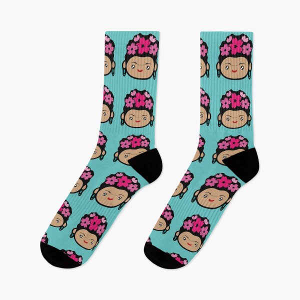 Item preview, Adorable Frida Kahlo Mexican female artist cute kawaii portrait turquoise teal aesthetic decoration designed and sold by T-Mex.
