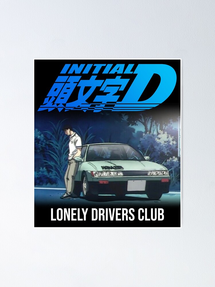 Initial D Lonely Drivers Club Poster for Sale by GeeknGo