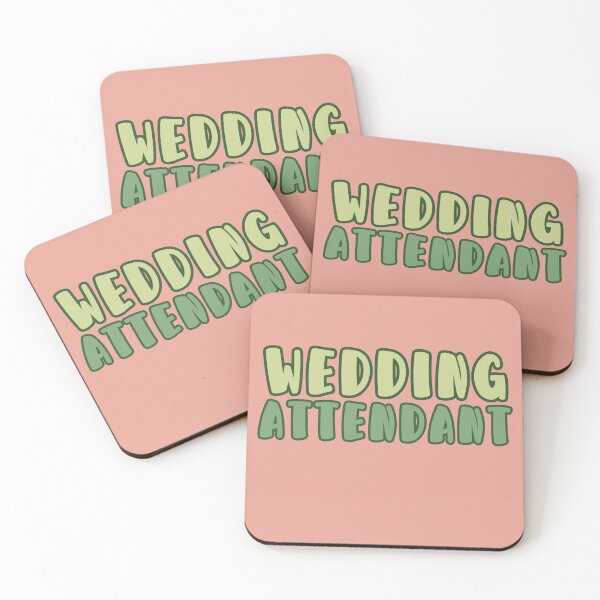 Item preview, Wedding Attendant, Wedding Rehearsal, Retro Wedding designed and sold by DiensDesign.