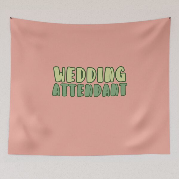 Item preview, Wedding Attendant, Wedding Rehearsal, Retro Wedding designed and sold by DiensDesign.