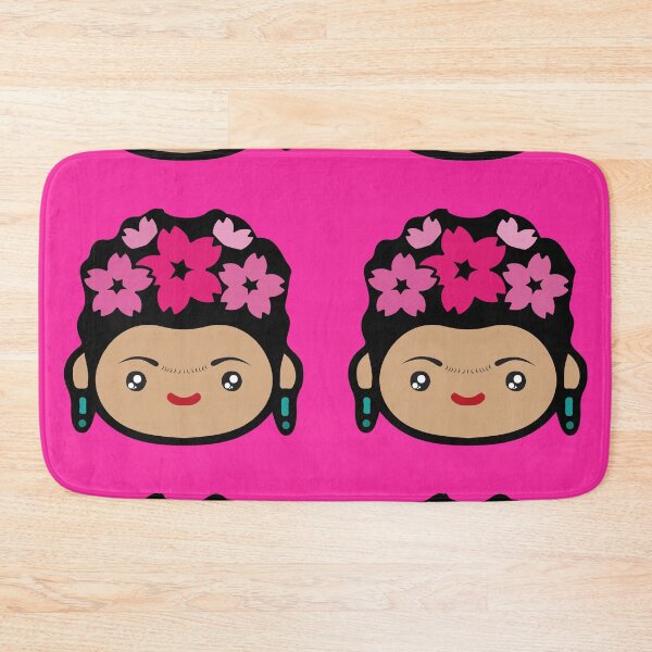 Item preview, Adorable Frida Kahlo Mexican female artist cute kawaii portrait aesthetic hot pink decoration designed and sold by T-Mex.