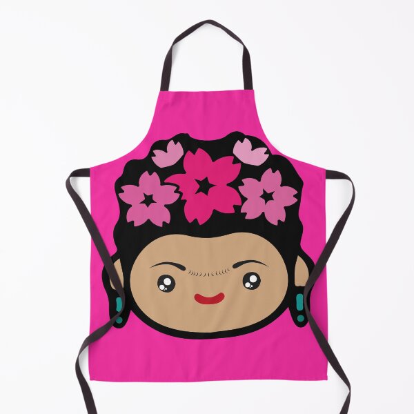 Item preview, Adorable Frida Kahlo Mexican female artist cute kawaii portrait aesthetic hot pink decoration designed and sold by T-Mex.
