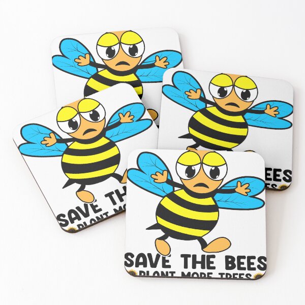 Item preview, Save the bees plant more trees. designed and sold by tabykid.
