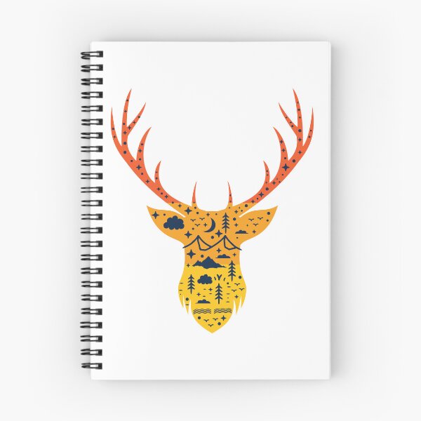 Item preview, Whitetail Buck Deer Antler Head Hunting - Retro Outdoorsman Hunter Gifts designed and sold by merchzy.