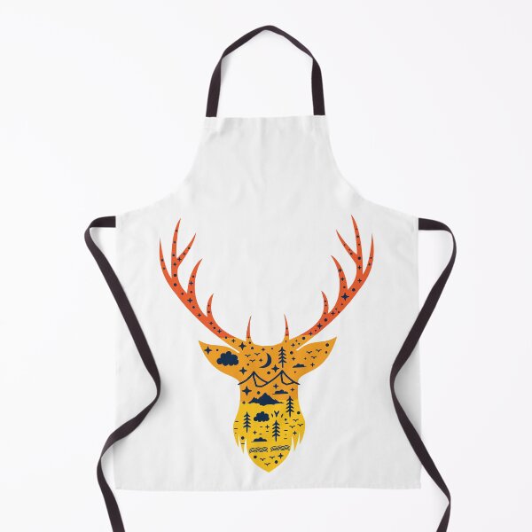 Item preview, Whitetail Buck Deer Antler Head Hunting - Retro Outdoorsman Hunter Gifts designed and sold by merchzy.