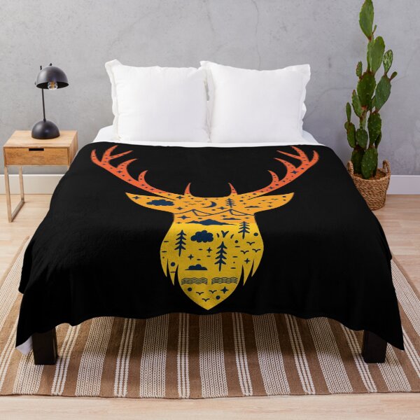 Item preview, Whitetail Buck Deer Antler Head Hunting - Retro Outdoorsman Hunter Gifts designed and sold by merchzy.
