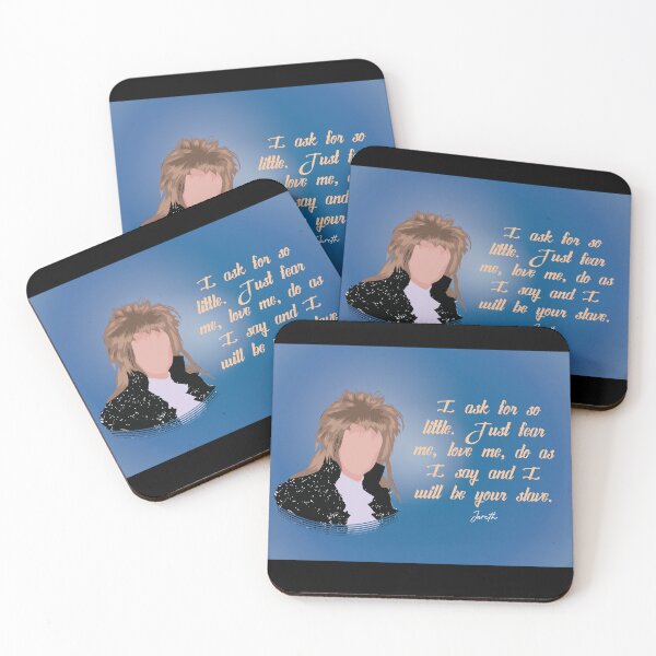 Item preview, I Ask For So Little. Just Fear Me, Love Me, Do As I Say And I Will Be Your Slave - Jareth - Minimalist Movie Art - 80's Movie Quote designed and sold by PopCultArcade.