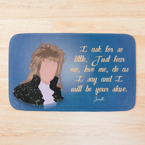 Item preview, I Ask For So Little. Just Fear Me, Love Me, Do As I Say And I Will Be Your Slave - Jareth - Minimalist Movie Art - 80's Movie Quote designed and sold by PopCultArcade.