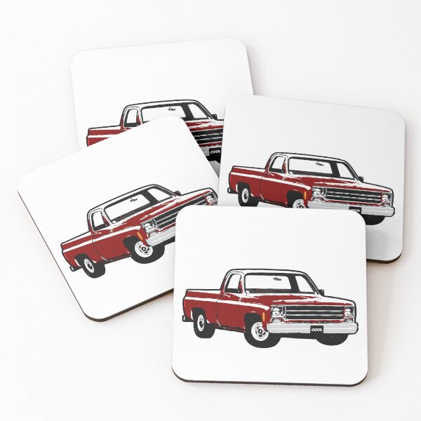 Item preview, Deep Red 70s C Truck designed and sold by CoolRide.