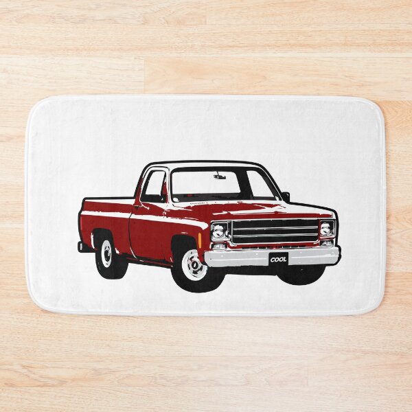 Item preview, Camioneta C rojo oscuro de los años 70 designed and sold by CoolRide.