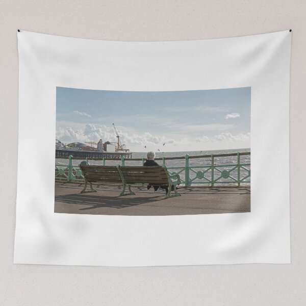 Item preview, Person on Brighton Seafront Bench Seat designed and sold by Sue Robinson.