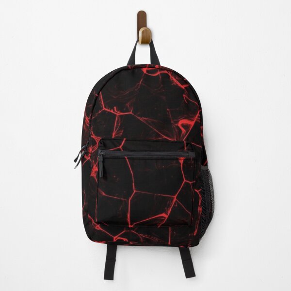 Item preview, black background with red stripes designed and sold by Hamza Güneş.