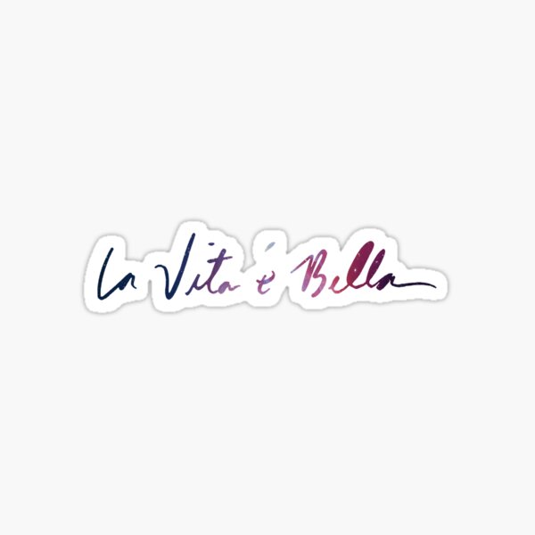 Item preview, La vita è bella - Life Is Beautiful designed and sold by casualforyou.