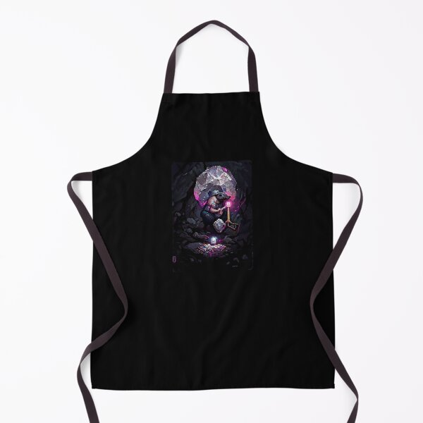 Item preview, mole mining crystal cave #3 animal tarot card designed and sold by AiAnimalCards.