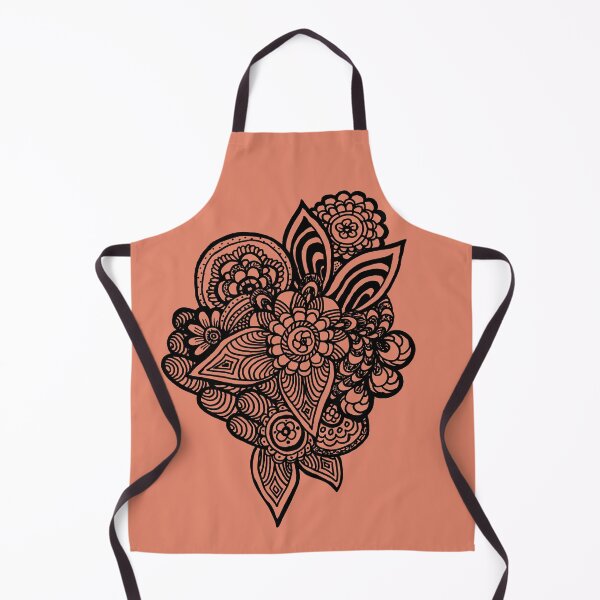 Item preview, Floral doodle hand drawn designed and sold by ANU911.