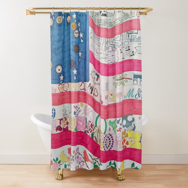 Divided We Fall Shower Curtain