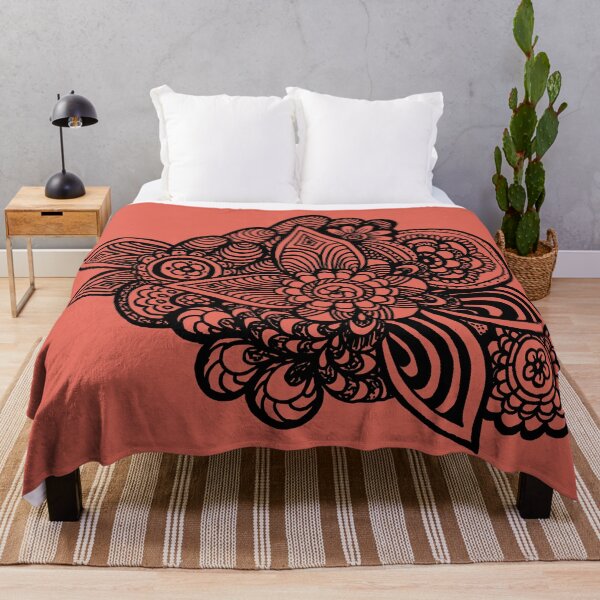 Item preview, Floral doodle hand drawn designed and sold by ANU911.