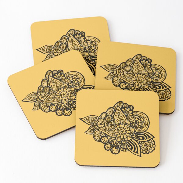 Item preview, Floral doodle hand drawn designed and sold by ANU911.