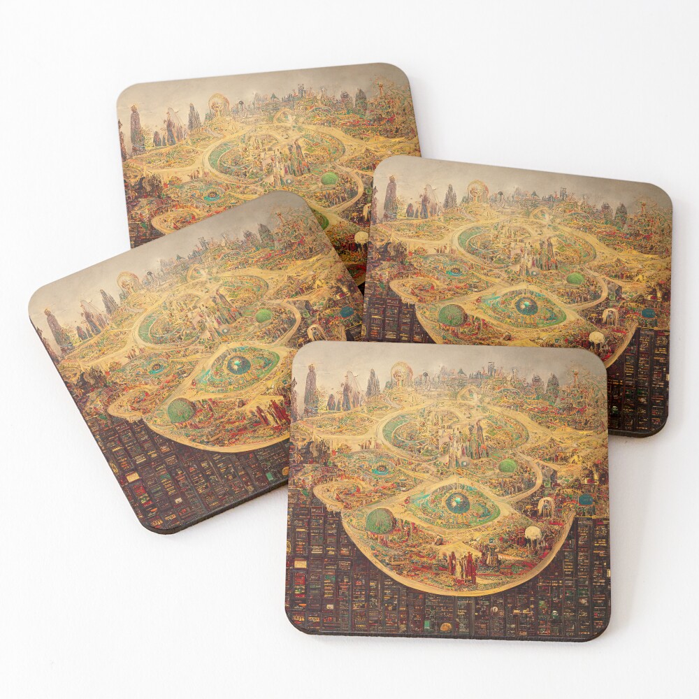Item preview, Coasters (Set of 4) designed and sold by MoreMachine.