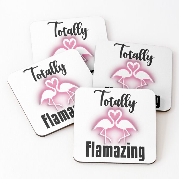 Item preview, Totally Flamazing Neon Pink Flamingo  designed and sold by PearlMoonGrapes.