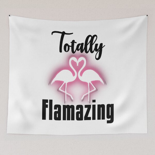Item preview, Totally Flamazing Neon Pink Flamingo  designed and sold by PearlMoonGrapes.