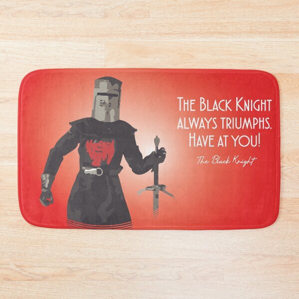 Item preview, The Black Knight Always Triumphs. Have At You! - The Black Knight - Minimalist Movie Art - 80's Movie Quote designed and sold by PopCultArcade.