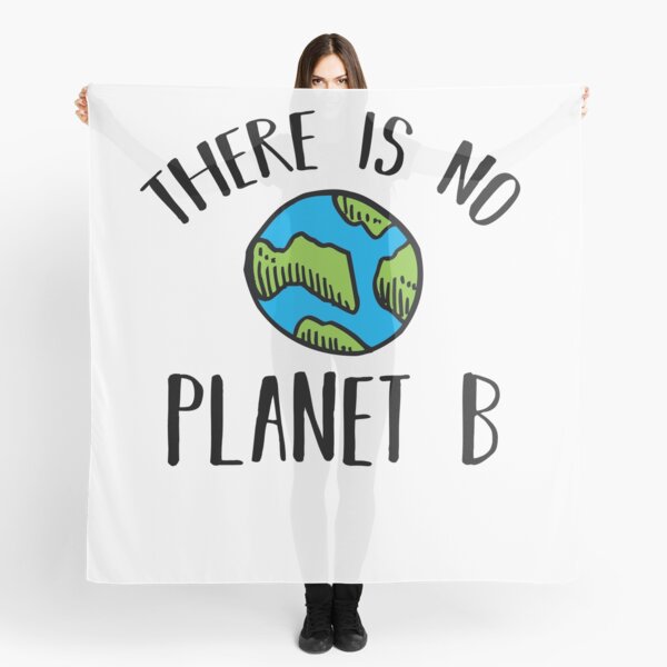 There Is No Planet B (Black) Scarf