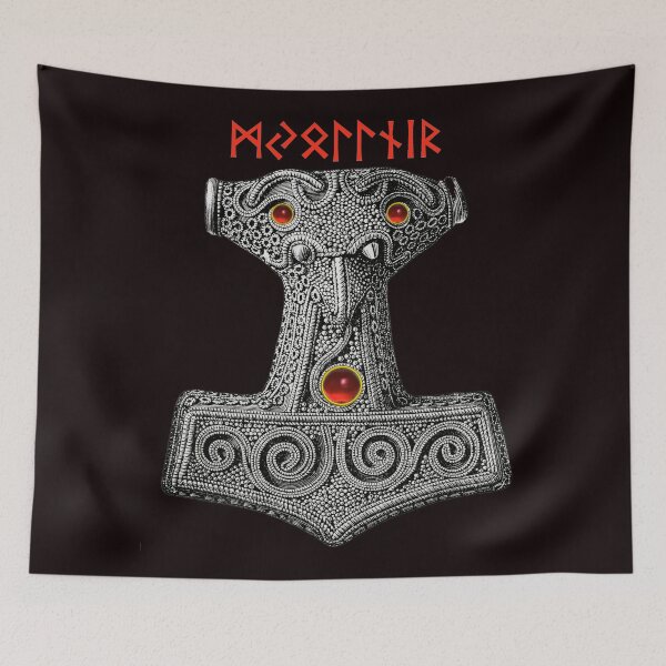 Item preview, MJOLLNIR  Hammer of the Thunder God Thor, Viking Mythology designed and sold by BulganLumini.