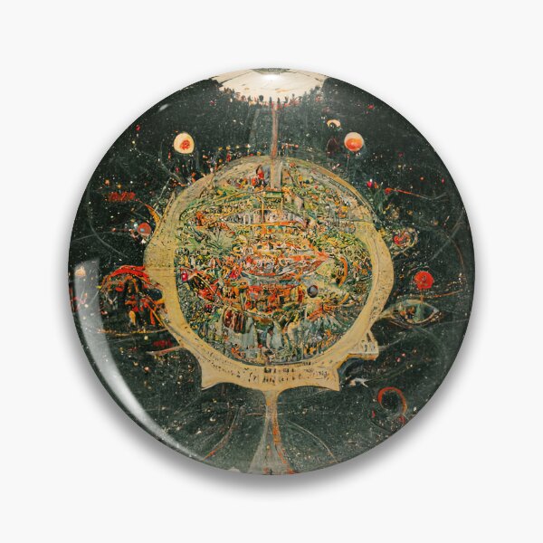 Item preview,  Abstract Antique Fantasy Map designed and sold by MoreMachine.